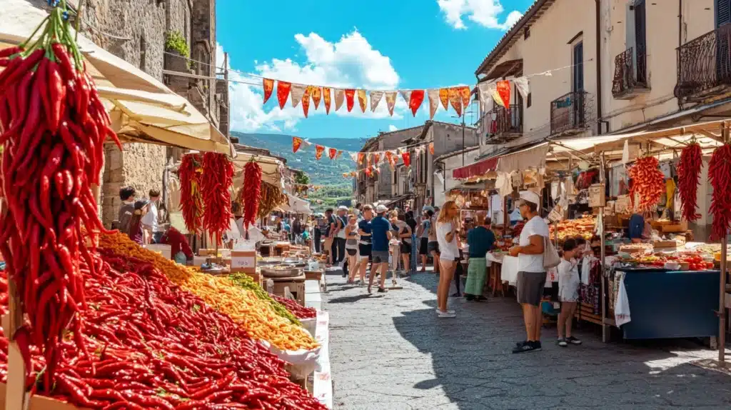 Traditional Calabrian peperoncino festival